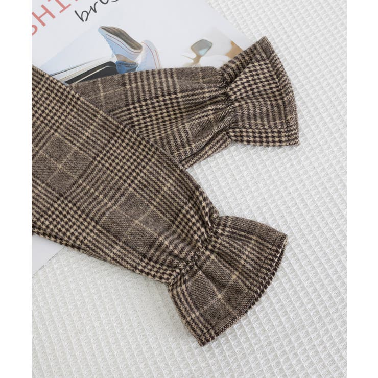 チェック柄ドッキングニットレディース秋服 | Miniministore | 詳細画像24 