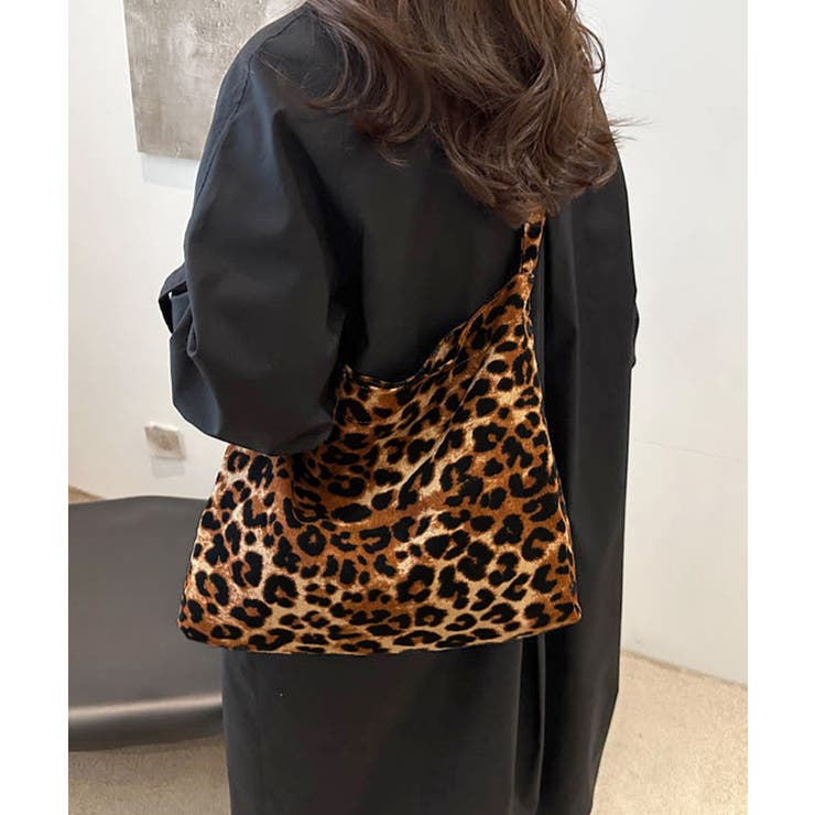 レオパードトートバッグ キャンバス鞄軽量 | Miniministore | 詳細画像12 