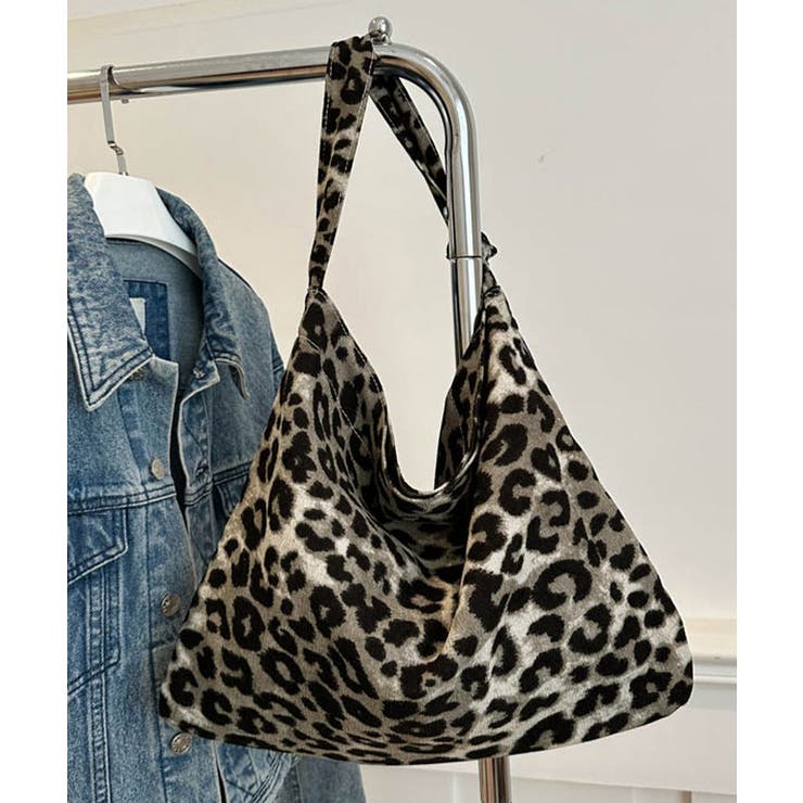 レオパードトートバッグ キャンバス鞄軽量 | Miniministore | 詳細画像14 