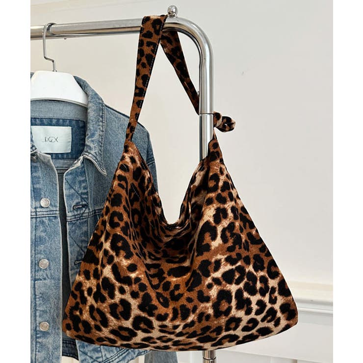 レオパードトートバッグ キャンバス鞄軽量 | Miniministore | 詳細画像15 