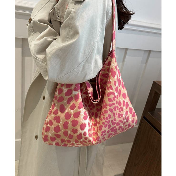 レオパードトートバッグ キャンバス鞄軽量 | Miniministore | 詳細画像7 