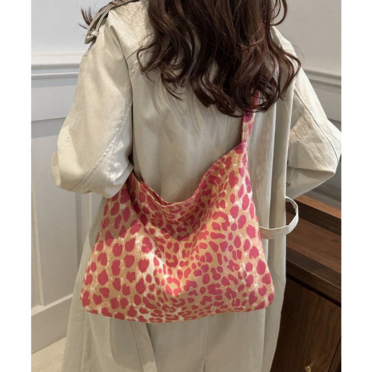 レオパードトートバッグ キャンバス鞄軽量 | Miniministore | 詳細画像8 