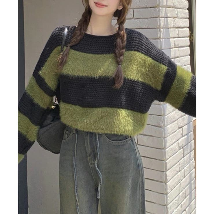 ワイドボーター シャギーニットレディース | Miniministore | 詳細画像10 