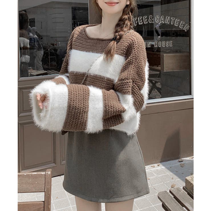 ワイドボーター シャギーニットレディース | Miniministore | 詳細画像5 