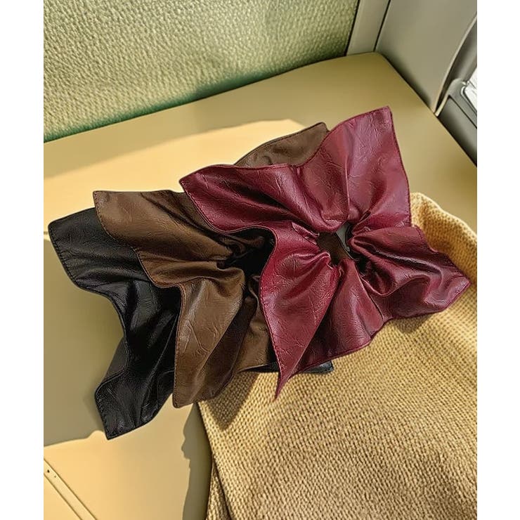 フェイクレザーシュシュ レトロ ヘアゴム | Miniministore | 詳細画像19 