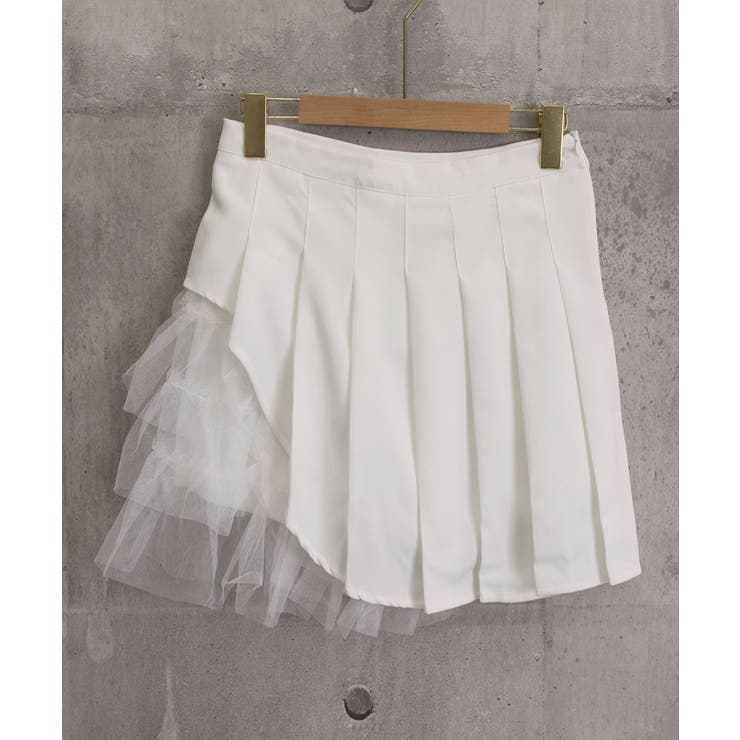 プリーツミニスカートチュール切替スカート | Miniministore | 詳細画像21 