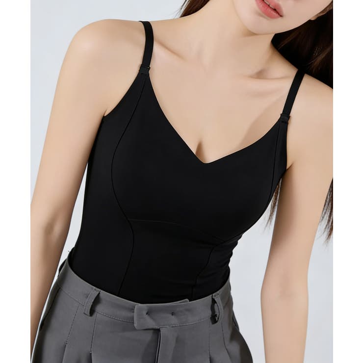 カップ付きキャミソールUバックブラトップ | Miniministore | 詳細画像9 
