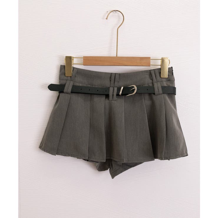 超ミニスカートベルト付きプリーツスカート | Miniministore | 詳細画像21 