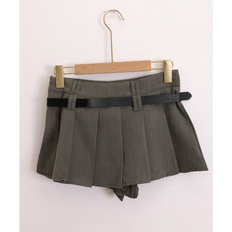 超ミニスカートベルト付きプリーツスカート | Miniministore | 詳細画像22 