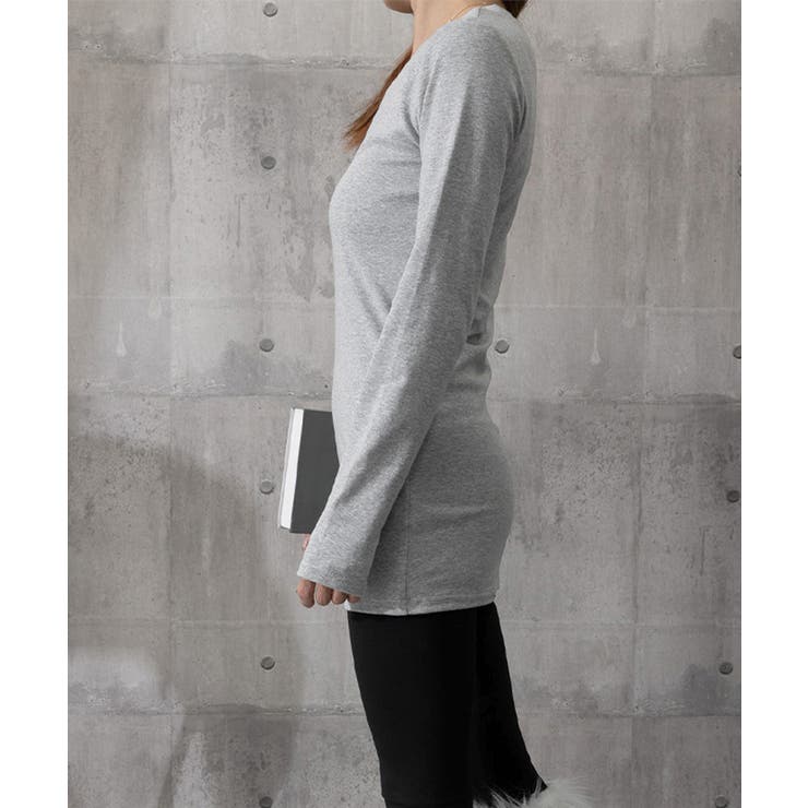 ロングTシャツ 重ね着フィットカットソー | Miniministore | 詳細画像18 