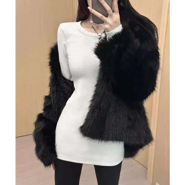 ロングTシャツ 重ね着フィットカットソー | Miniministore | 詳細画像5 