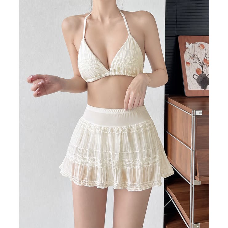 水着レディース3点セットフリルビキニ水着 | Miniministore | 詳細画像4 