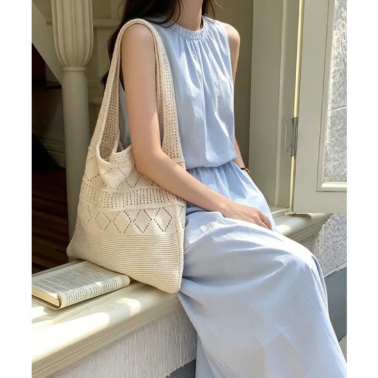 ベージュ | ニットバッグ ショルダーバッグ レディース | SUNSHINE CLOSET