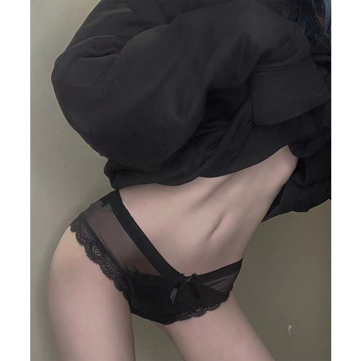ブラック | セクシーショーツ女 透け感 レース | SUNSHINE CLOSET