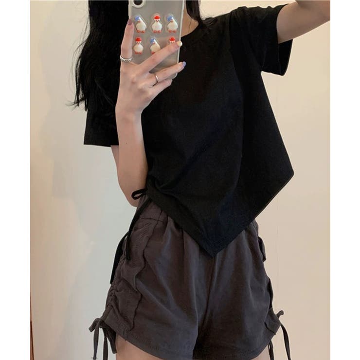 レディース アシンメトリー Tシャツ | Miniministore | 詳細画像6 