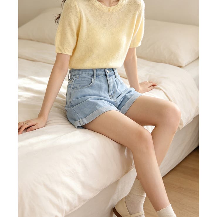 ショートパンツ 短パンデニム 韓国風 | Miniministore | 詳細画像4 