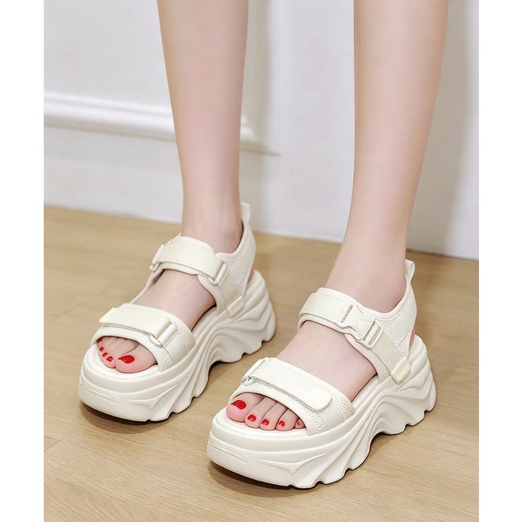 厚底スポーツサンダル 波形ソールスポサン | Miniministore | 詳細画像6 
