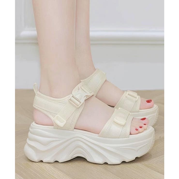 厚底スポーツサンダル 波形ソールスポサン | Miniministore | 詳細画像7 
