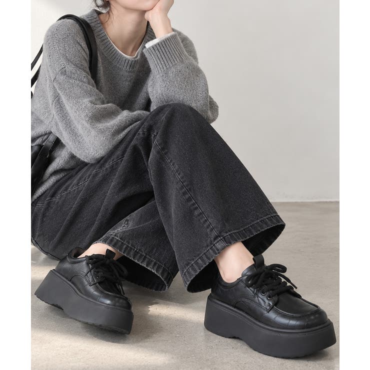 厚底ローファー オックスフォードシューズ | Miniministore | 詳細画像6 