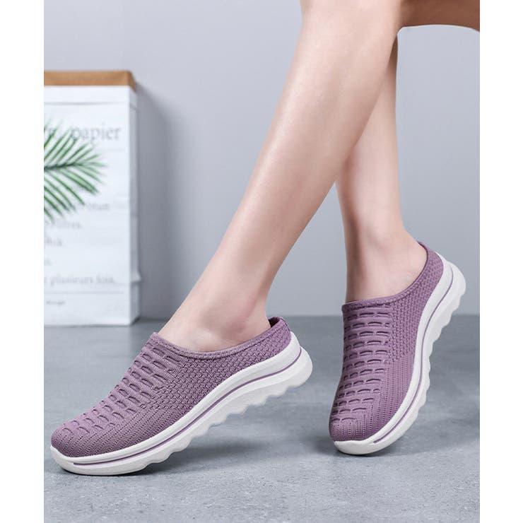メッシュニットスリッポン厚底 快適靴軽量 | Miniministore | 詳細画像11 