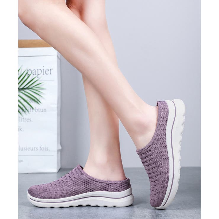 メッシュニットスリッポン厚底 快適靴軽量 | Miniministore | 詳細画像12 