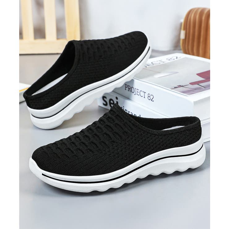 メッシュニットスリッポン厚底 快適靴軽量 | Miniministore | 詳細画像14 