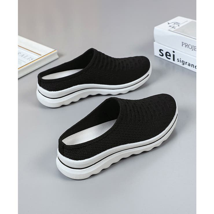 メッシュニットスリッポン厚底 快適靴軽量 | Miniministore | 詳細画像16 