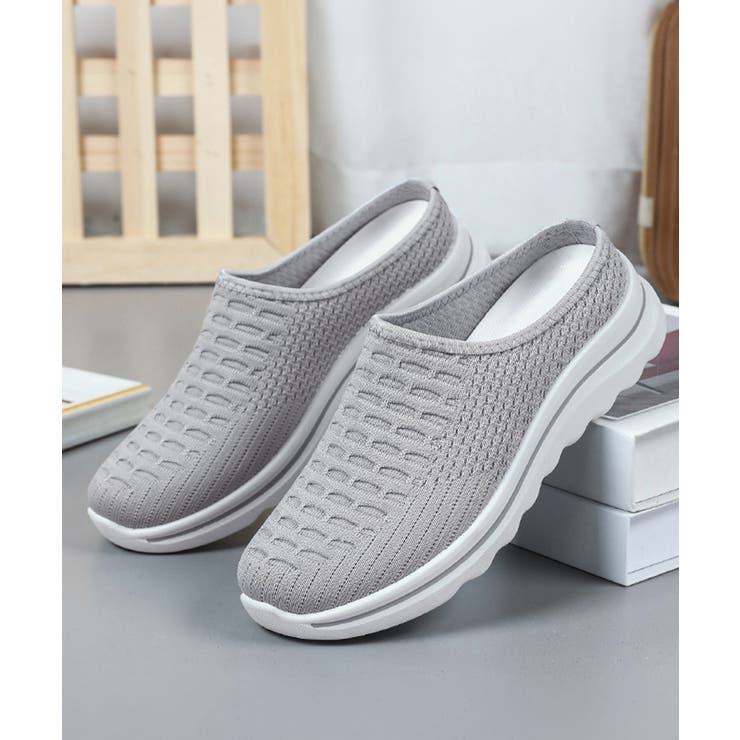 メッシュニットスリッポン厚底 快適靴軽量 | Miniministore | 詳細画像17 