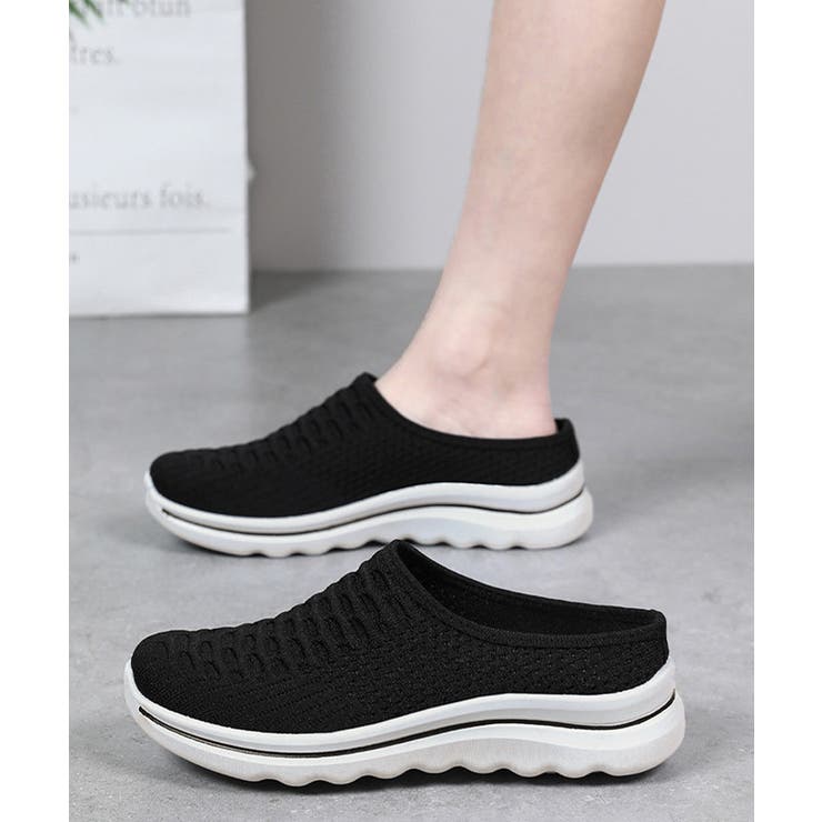 メッシュニットスリッポン厚底 快適靴軽量 | Miniministore | 詳細画像4 