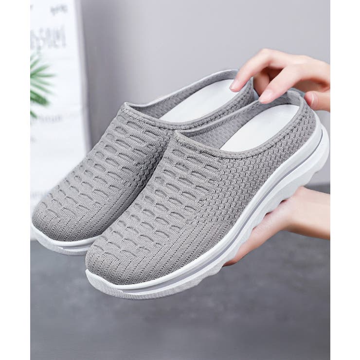 メッシュニットスリッポン厚底 快適靴軽量 | Miniministore | 詳細画像7 