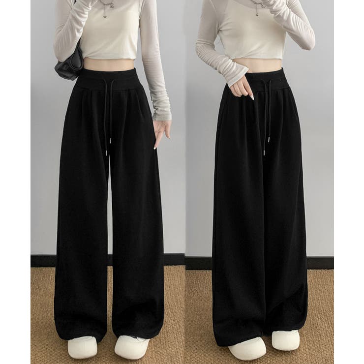 スウェットパンツハイウエストワイドパンツ | Miniministore | 詳細画像9 
