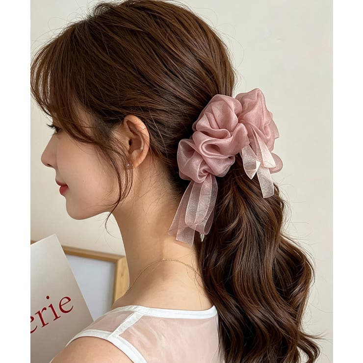 オーガンジーシュシュシアーフリルヘアゴム | Miniministore | 詳細画像16 