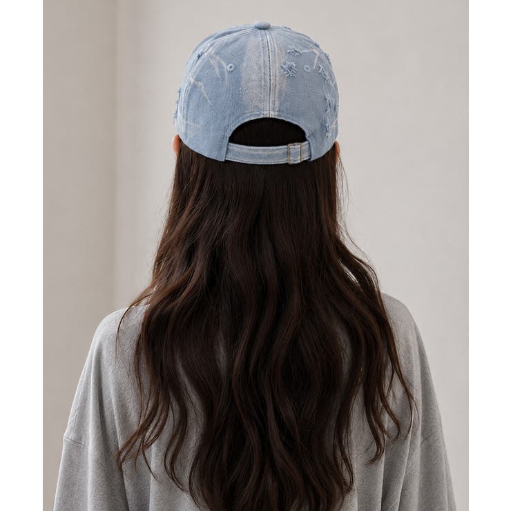 ヴィンテージデニムキャップ ダメージ加工 | Miniministore | 詳細画像11 