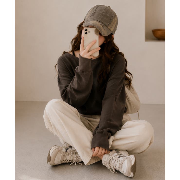 ヴィンテージデニムキャップ ダメージ加工 | Miniministore | 詳細画像12 