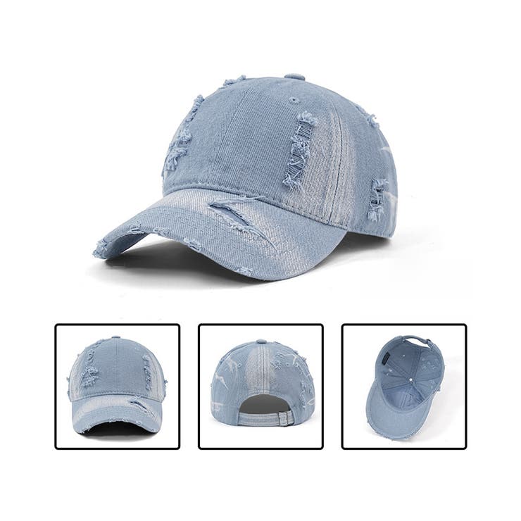 ヴィンテージデニムキャップ ダメージ加工 | Miniministore | 詳細画像20 