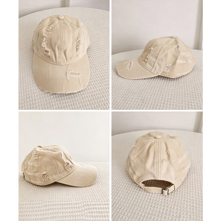 ヴィンテージデニムキャップ ダメージ加工 | Miniministore | 詳細画像21 