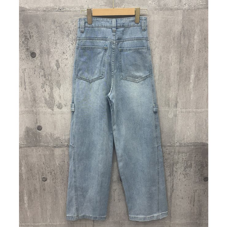 ワイドデニムパンツ韓国風ステッチジーンズ | Miniministore | 詳細画像11 