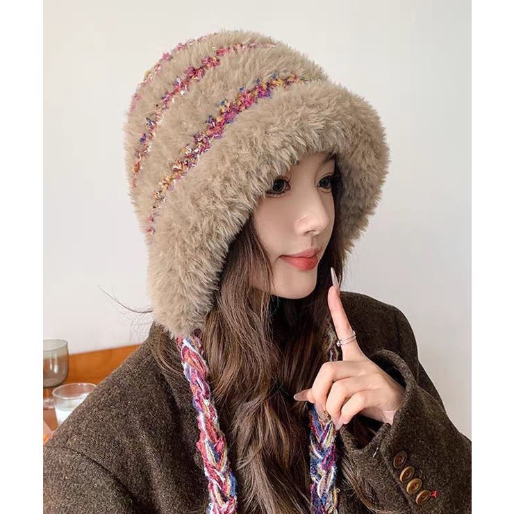 暖かいニット帽ファーキャップもこもこ帽子 | Miniministore | 詳細画像10 