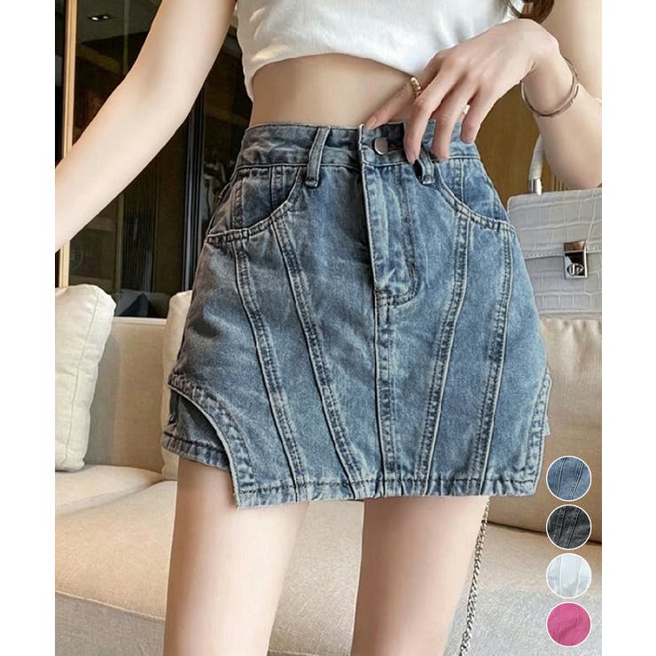 インナーパンツ付きキュロットミニスカート | Miniministore | 詳細画像1 
