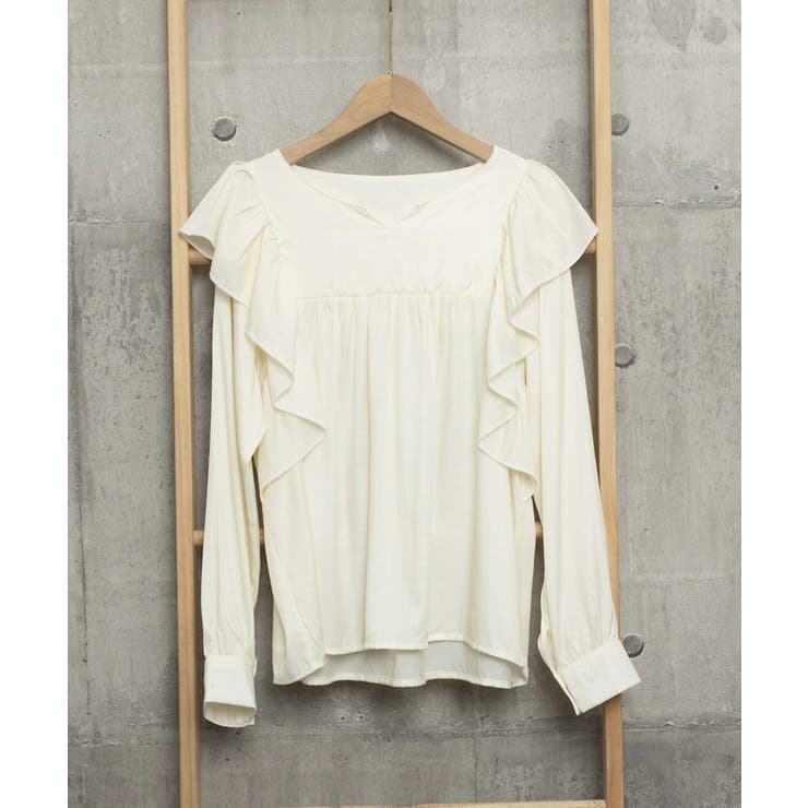 ラッフルブラウス韓国風 レディース 長袖 | Miniministore | 詳細画像8 