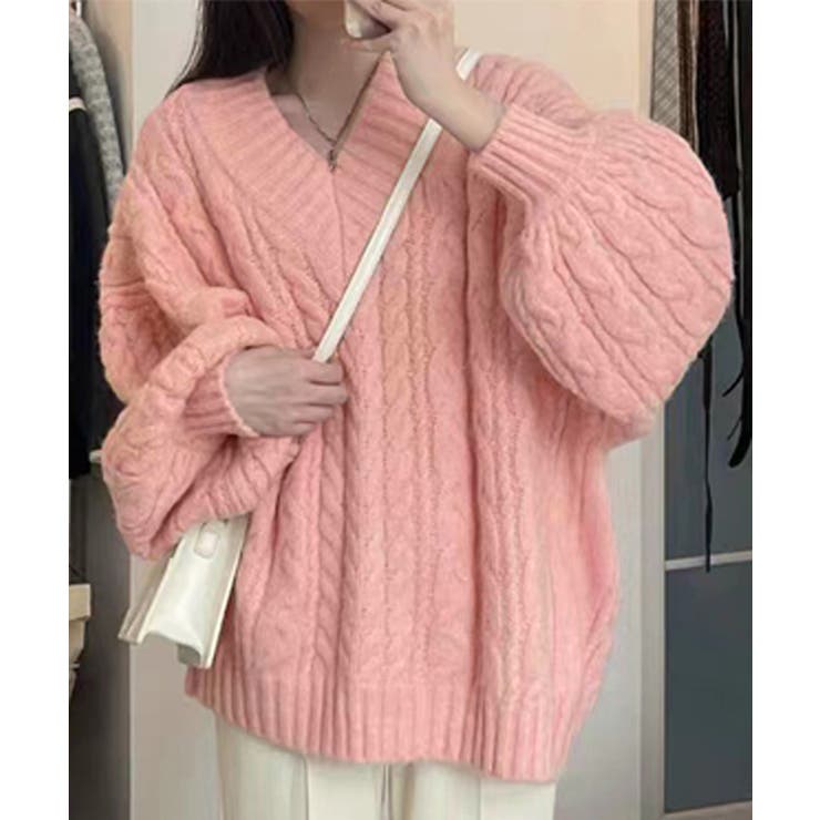 ケーブル編み ニットトップス レディース | Miniministore | 詳細画像7 