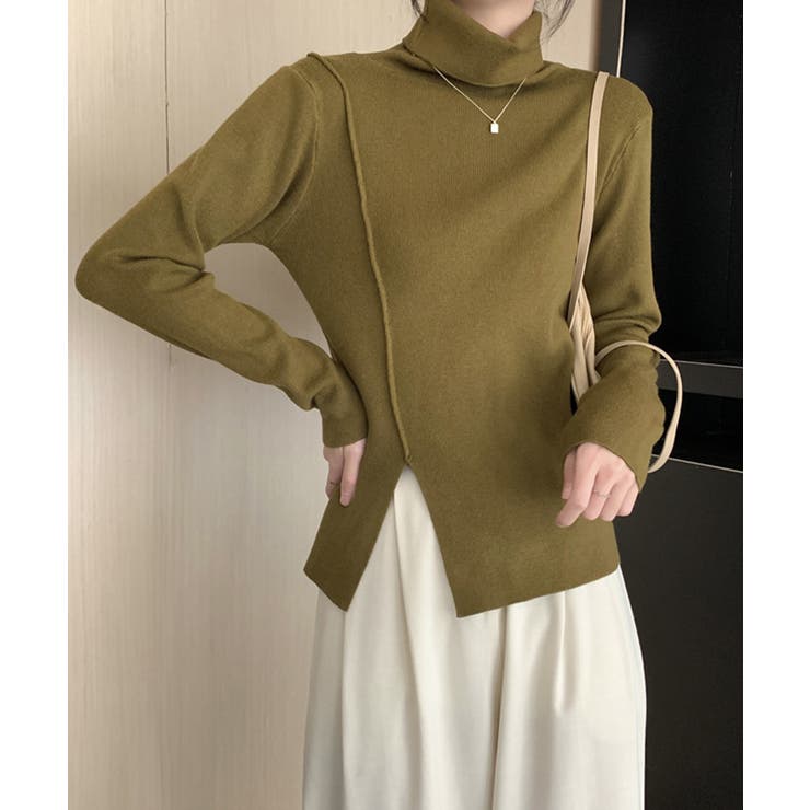 タートルネックニットトップス レディース | Miniministore | 詳細画像6 