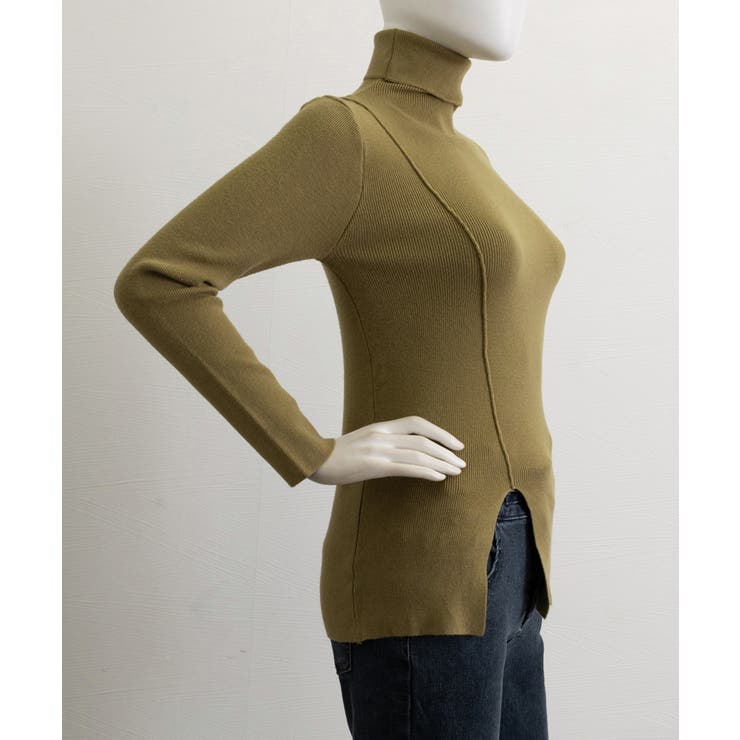 タートルネックニットトップス レディース | Miniministore | 詳細画像8 