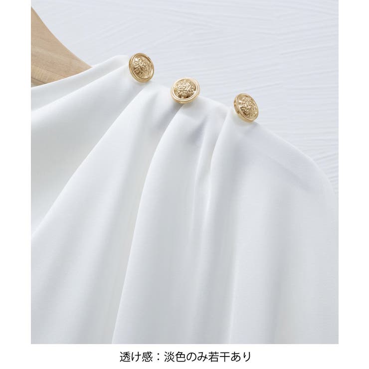 ドレープブラウス 韓国風ブラウスきれいめ | Miniministore | 詳細画像15 