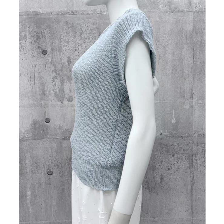 フレンチスリーブサマーニットトップス夏服 | Miniministore | 詳細画像14 