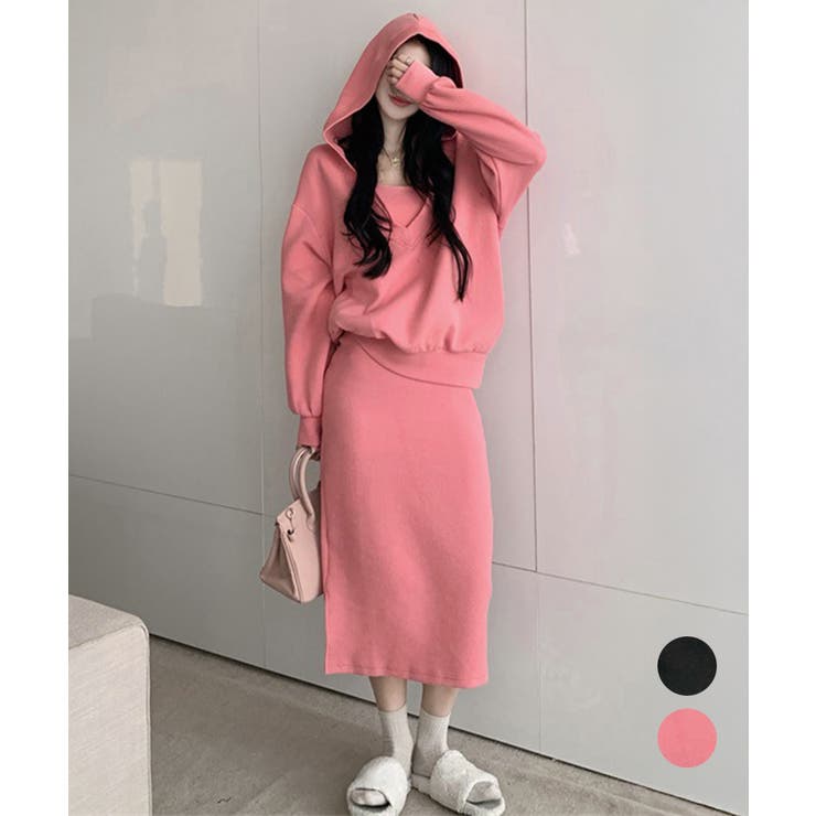 薄手スウェット上下春夏セットアップ韓国風 | Miniministore | 詳細画像1 