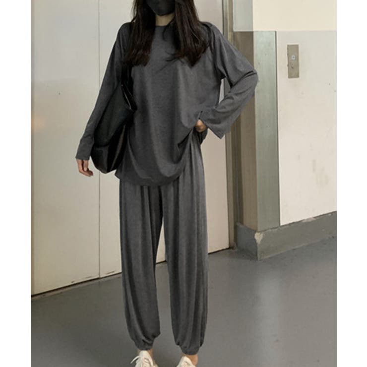 ダークグレー | ルームウェア 体型カバー セットアップ | SUNSHINE CLOSET