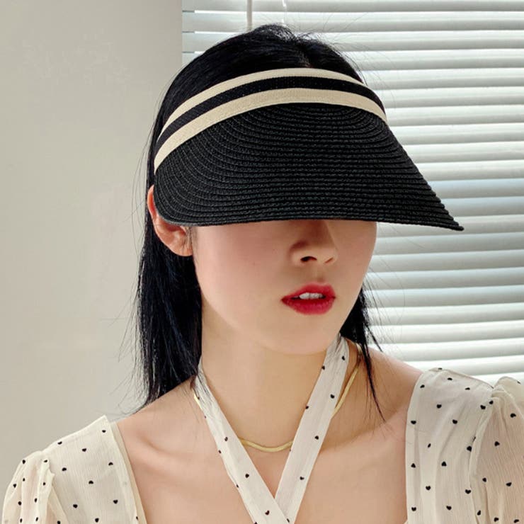 超人気ブティック サンバイザー 麦わら帽子[品番：II000009133 レディース 帽子