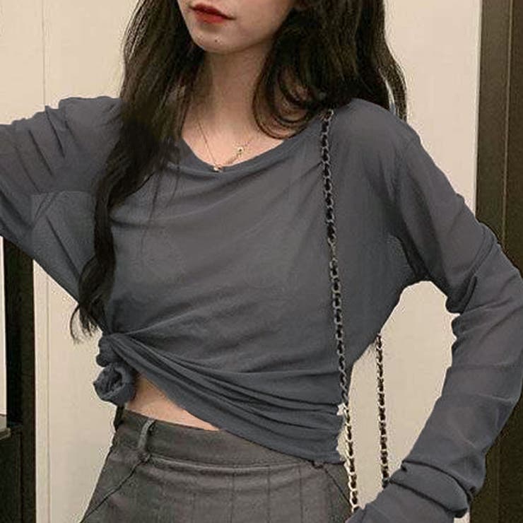 ダークグレー | 大人気 トップス レディース 長袖 | Miniministore