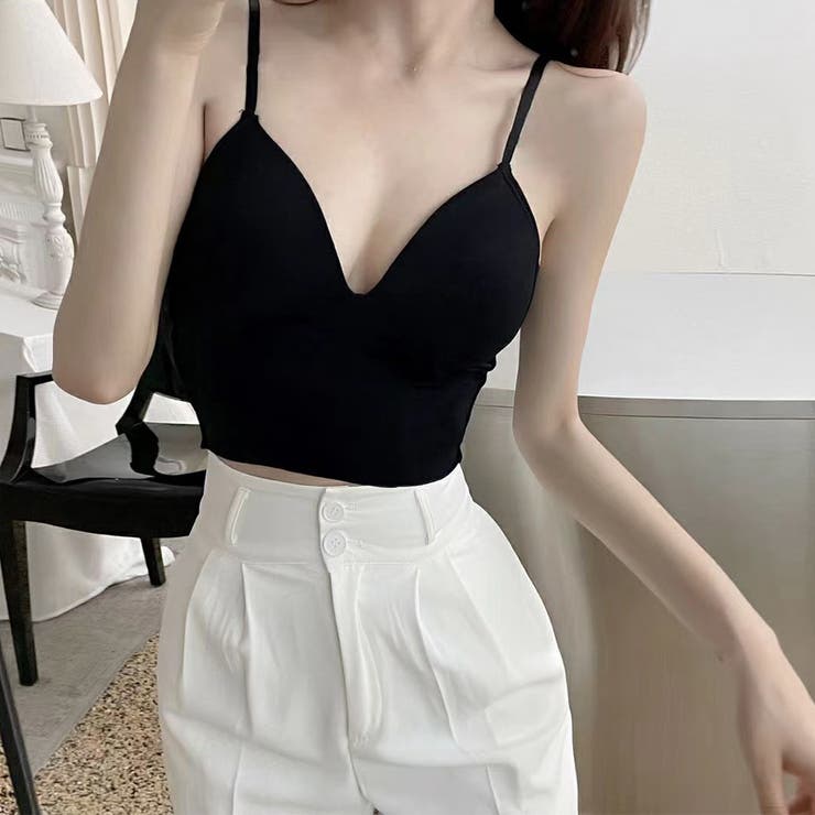 ブラック | 重ね着 インナー カップ付き | Miniministore